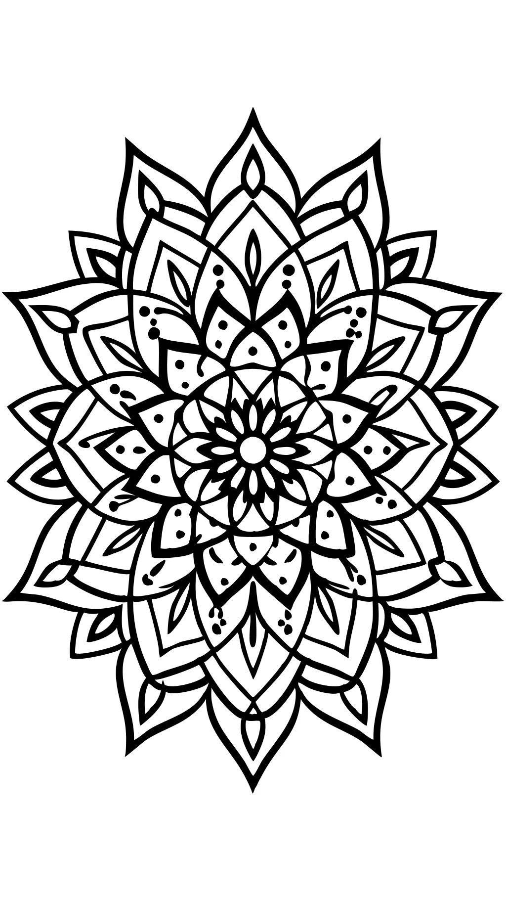 Páginas para colorear de mandalas imprimibles